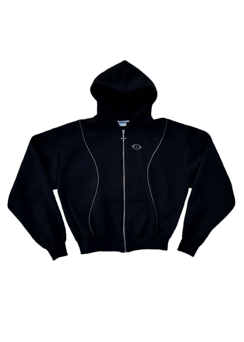 Tuta Double Lines Black
